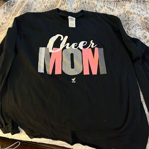 Varsity brand long sleeves tshirt cheer mom